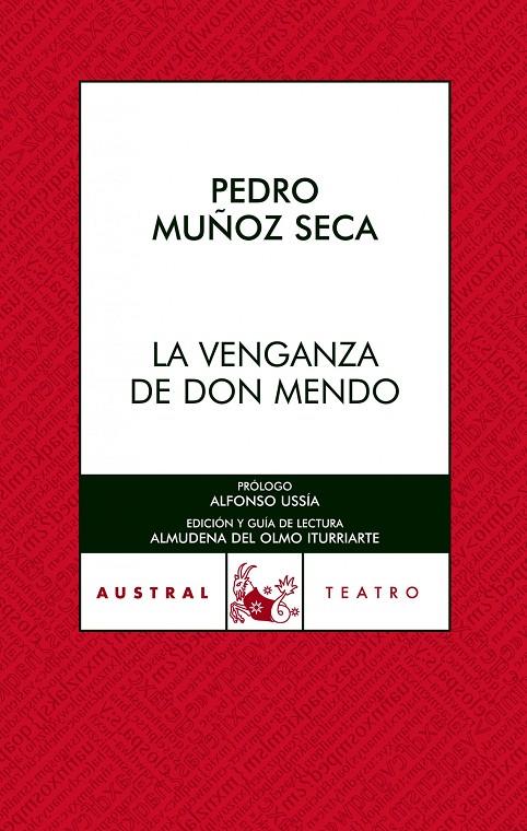 LA VENGANZA DE D MENDO(C.A.30)(A 70 AÑOS | 9788467021899 | PEDRO MUÑOZ SECA | Llibres.cat | Llibreria online en català | La Impossible Llibreters Barcelona