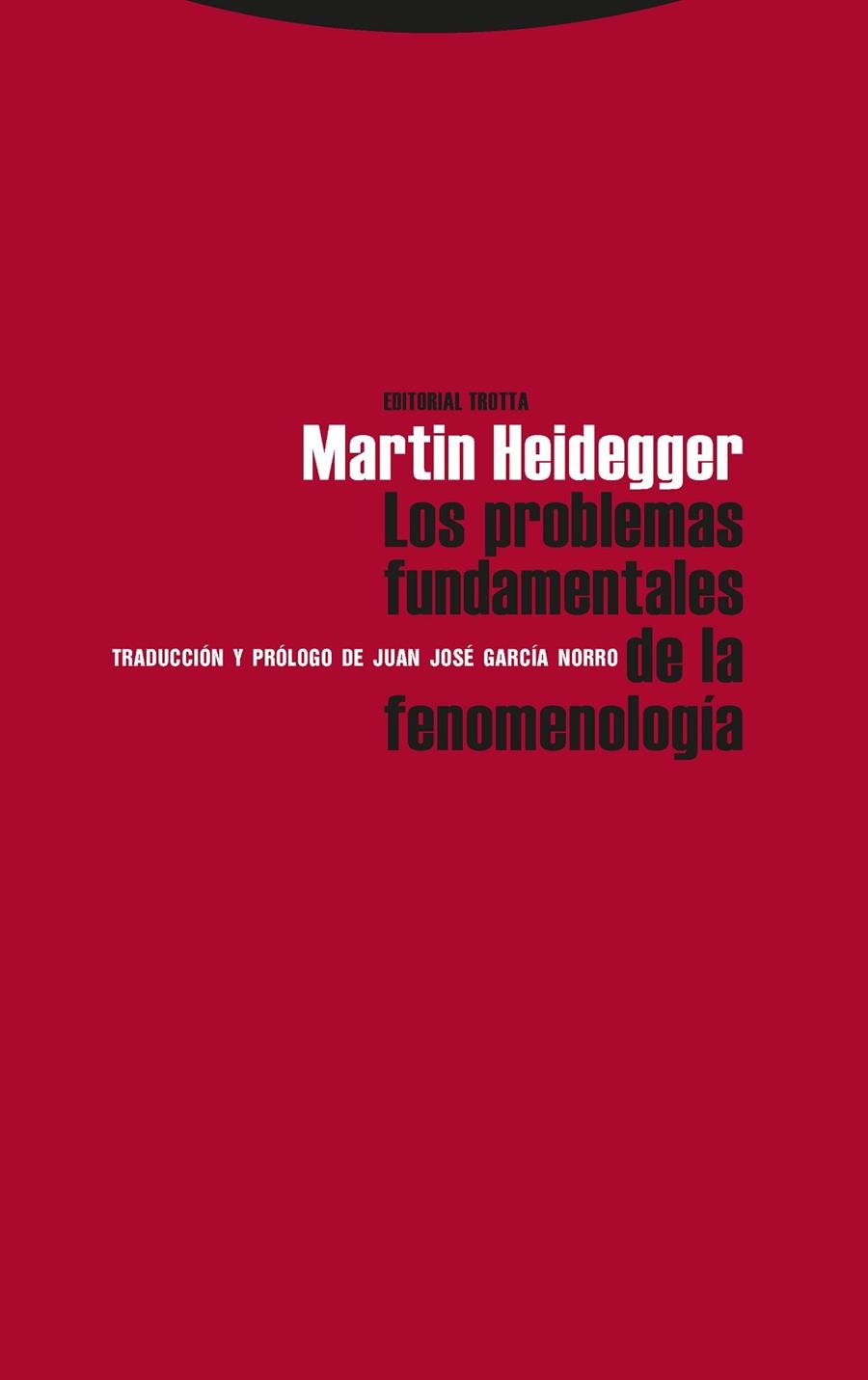 PROBLEMAS FUNDAMENTALES DE LA FENOMENOLOGIA, LOS | 9788481643992 | HEIDEGGER, MARTIN | Llibres.cat | Llibreria online en català | La Impossible Llibreters Barcelona