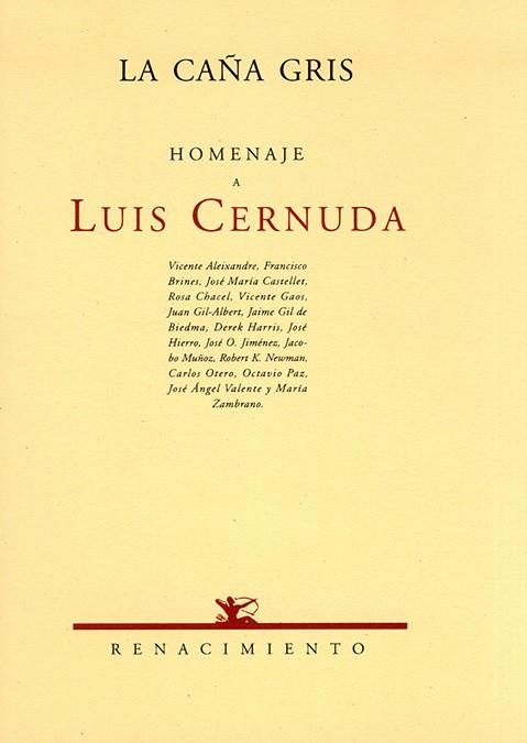 CAÑA GRIS HOMENAJE A LUIS CERNUDA | 9788484720546 | VARIS | Llibres.cat | Llibreria online en català | La Impossible Llibreters Barcelona