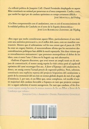 A favor d'Espanya i del Catalanisme | 9788435065085 | Coll, Joaquim , Fernández, Daniel | Llibres.cat | Llibreria online en català | La Impossible Llibreters Barcelona