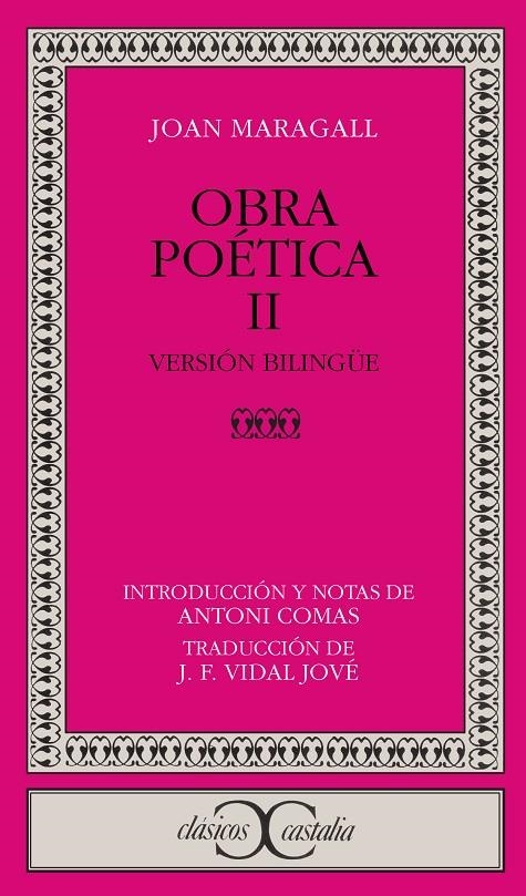 MARAGALL: OBRA POETICA (TOMO II) | 9788470394393 | Maragall, Joan  | Llibres.cat | Llibreria online en català | La Impossible Llibreters Barcelona