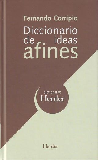 Diccionario de ideas afines | 9788425425004 | Corripio, Fernando | Llibres.cat | Llibreria online en català | La Impossible Llibreters Barcelona