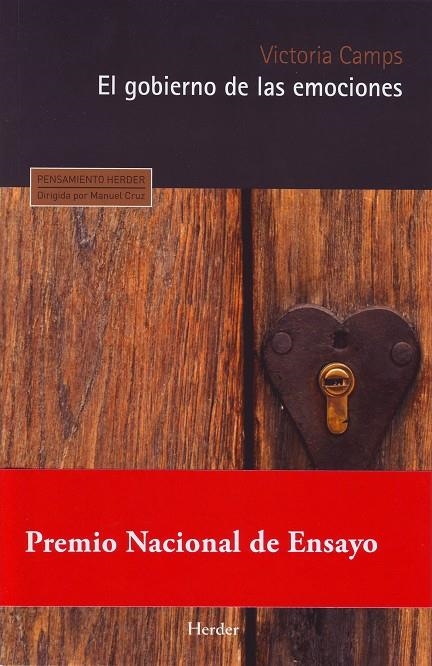 El gobierno de las emociones | 9788425427442 | Camps, Victoria | Llibres.cat | Llibreria online en català | La Impossible Llibreters Barcelona