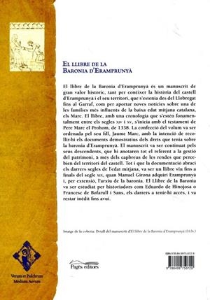 El llibre de la Baronia d'Eramprunyà | 9788499750729 | CANTARELL, ELENA/ COMAS, MIREIA/ MUNTANER, CARME | Llibres.cat | Llibreria online en català | La Impossible Llibreters Barcelona