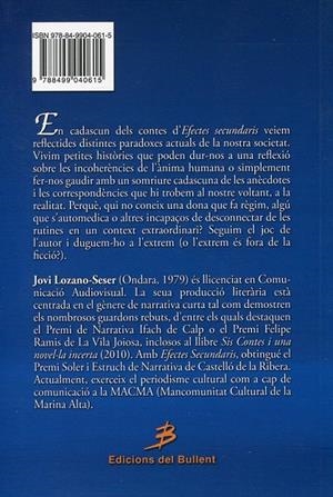 Efectes secundaris | 9788499040615 | Lozano-Seser, Jovi | Llibres.cat | Llibreria online en català | La Impossible Llibreters Barcelona