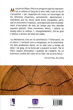 Fer-se gran. El sentit de la vellesa en el transcurs de la meva vida | 9788489751910 | Ribas i Piera, Montserrat | Llibres.cat | Llibreria online en català | La Impossible Llibreters Barcelona