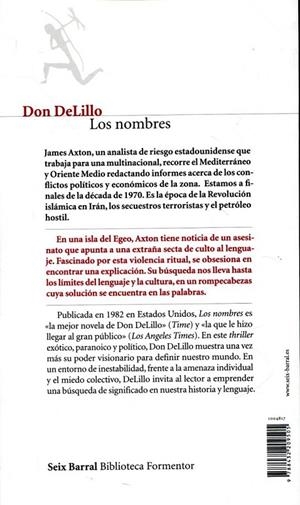 Los nombres | 9788432209505 | DeLillo, Don | Llibres.cat | Llibreria online en català | La Impossible Llibreters Barcelona