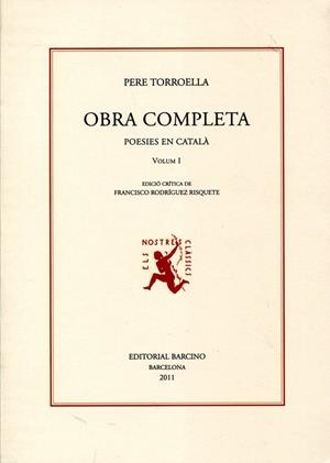 Obra completa. Poesies en català. Volum I | 9788472267633 | Torroella, Pere | Llibres.cat | Llibreria online en català | La Impossible Llibreters Barcelona