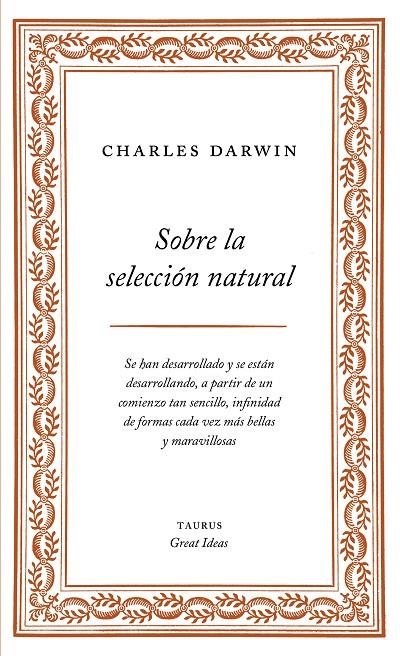 SOBRE LA SELECCION NATURAL | 9788430609277 | Darwin, Charles | Llibres.cat | Llibreria online en català | La Impossible Llibreters Barcelona