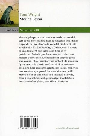 Morir a l'estiu | 9788497877947 | Wright, Tom | Llibres.cat | Llibreria online en català | La Impossible Llibreters Barcelona