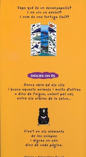 Digues on és. Els animals | 9788466130981 | Laval, Thierry | Llibres.cat | Llibreria online en català | La Impossible Llibreters Barcelona