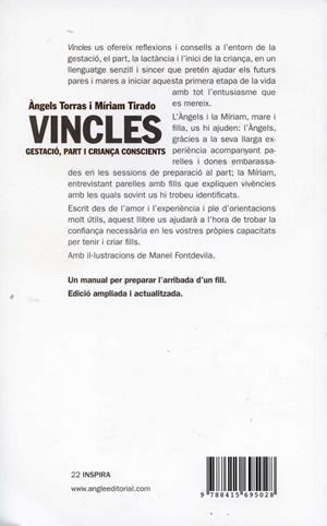 Vincles. Gestació, part i criança conscients | 9788415695028 | Torras i Rifà, Àngels/Tirado i Torras, Míriam | Llibres.cat | Llibreria online en català | La Impossible Llibreters Barcelona