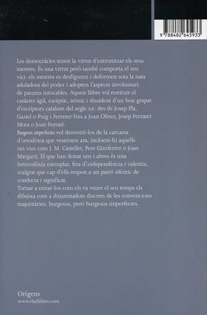 Burgesos imperfectes | 9788482645933 | Gràcia, Jordi | Llibres.cat | Llibreria online en català | La Impossible Llibreters Barcelona