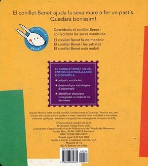 El conillet Benet a la cuina | 9788498835335 | Inaraja i  Genís, Christian | Llibres.cat | Llibreria online en català | La Impossible Llibreters Barcelona