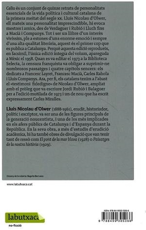 Caliu. Records de mestres i amics | 9788499305066 | Lluís Nicolau D´Olwer | Llibres.cat | Llibreria online en català | La Impossible Llibreters Barcelona