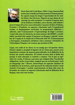 Llegir, més enllà de les lletres. Interioritats de didàctica de lectura | 9788499752402 | Queralt Catà, Enric | Llibres.cat | Llibreria online en català | La Impossible Llibreters Barcelona