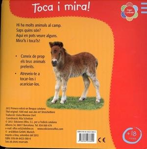 Toca i Mira. Animals de camp | 9788484233800 | Diversos | Llibres.cat | Llibreria online en català | La Impossible Llibreters Barcelona