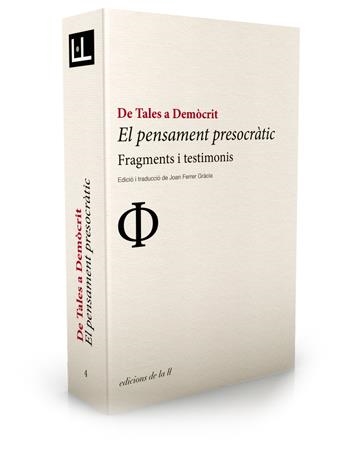 De Tales a Demòcrit. El pensament presocràtic. Fragments i testimonis | 9788494046704 | Ferrer Gràcia, Joan | Llibres.cat | Llibreria online en català | La Impossible Llibreters Barcelona