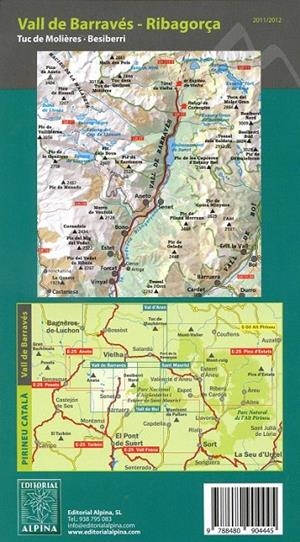 Vall de barraves ribagorça 1:25.000 -alpina. Tuc de molieres/besiberri | 9788480904445 | Diversos | Llibres.cat | Llibreria online en català | La Impossible Llibreters Barcelona