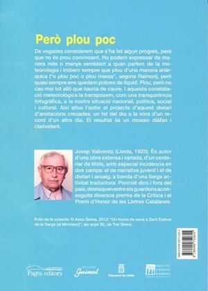 Però plou poc | 9788499752655 | Vallverdú, Josep | Llibres.cat | Llibreria online en català | La Impossible Llibreters Barcelona