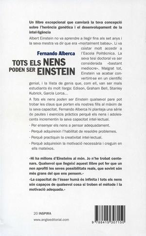 Tots els nens poden ser Einstein | 9788415307150 | Alberca, Fernando | Llibres.cat | Llibreria online en català | La Impossible Llibreters Barcelona