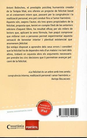 La felicitat personal | 9788490340059 | Bolinches, Antoni | Llibres.cat | Llibreria online en català | La Impossible Llibreters Barcelona