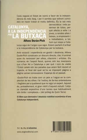 Catalunya, a la independència per la butxaca | 9788415307204 | Durán-Pich, Alfons | Llibres.cat | Llibreria online en català | La Impossible Llibreters Barcelona