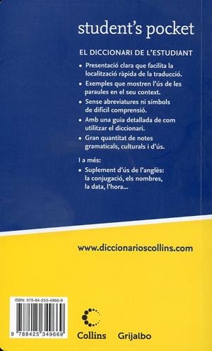 Diccionari Collins student's pocket english-catalan català-anglès | 9788425349669 | Diversos | Llibres.cat | Llibreria online en català | La Impossible Llibreters Barcelona