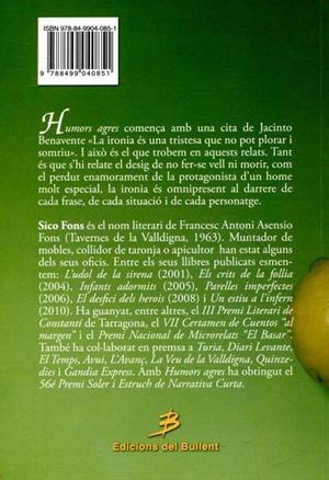 Humors agres | 9788499040851 | Asensio Fons, Francesc Antoni | Llibres.cat | Llibreria online en català | La Impossible Llibreters Barcelona