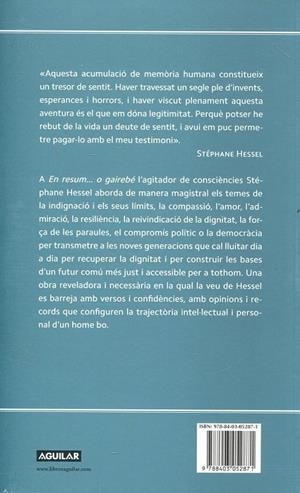 En resum...o gairebé | 9788403052871 | Hessel, Stéphane | Llibres.cat | Llibreria online en català | La Impossible Llibreters Barcelona