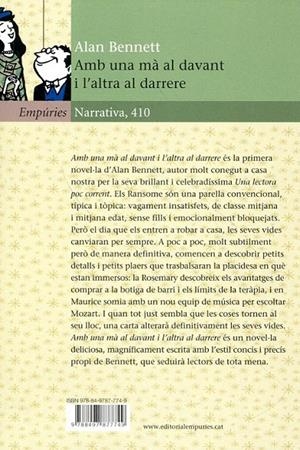 Amb una mà al davant i l'altra al darrere | 9788497877749 | Bennett, Alan | Llibres.cat | Llibreria online en català | La Impossible Llibreters Barcelona