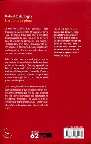 L'estiu de la pluja | 9788429769241 | Saladrigas, Robert | Llibres.cat | Llibreria online en català | La Impossible Llibreters Barcelona