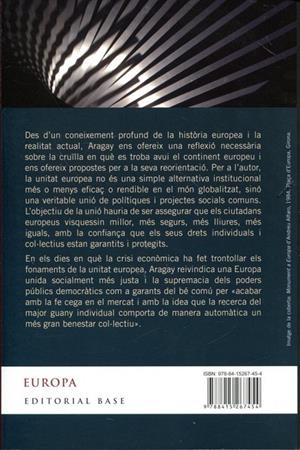 Europa. Cruïlla de persona i comunitat | 9788415267454 | De Borja Aragai i Prades, Francesc | Llibres.cat | Llibreria online en català | La Impossible Llibreters Barcelona