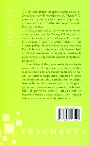 Amb Déu o sense. Quaranta cartes creuades | 9788492416547 | Torralba, Francesc ; Villatoro, Vicenç | Llibres.cat | Llibreria online en català | La Impossible Llibreters Barcelona