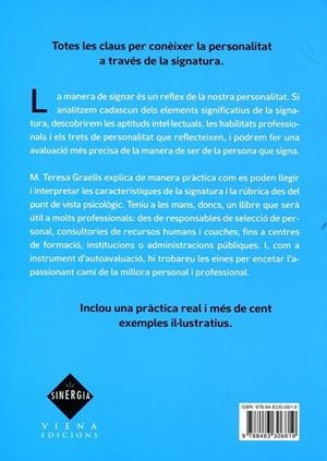 Llegir la signatura. Com interpretar-la per conèixer la personalitat | 9788483306819 | Graells, M. Teresa  | Llibres.cat | Llibreria online en català | La Impossible Llibreters Barcelona