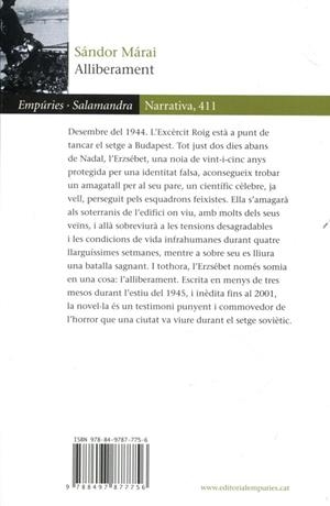 Alliberament | 9788497877756 | Márai, Sándor | Llibres.cat | Llibreria online en català | La Impossible Llibreters Barcelona