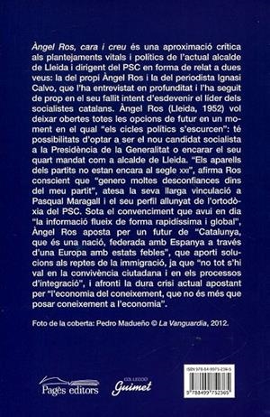 Àngel Ros, cara i creu.El PSC i la Catalunya que ha de venir | 9788499752365 | Calvo Rivas, Ignasi | Llibres.cat | Llibreria online en català | La Impossible Llibreters Barcelona