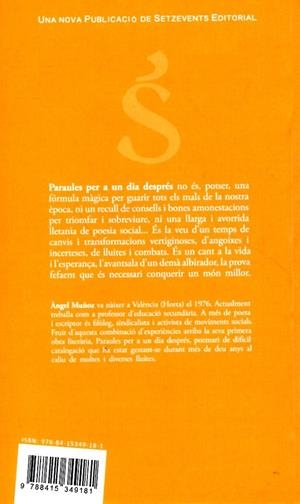 Paraules per a un dia desprès | 9788415349181 | Muñoz, Àngel | Llibres.cat | Llibreria online en català | La Impossible Llibreters Barcelona