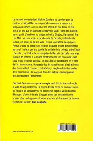 Perquè la vida no basta. Trobades amb Miquel Barceló | 9788497877442 | Damiano, Michel | Llibres.cat | Llibreria online en català | La Impossible Llibreters Barcelona