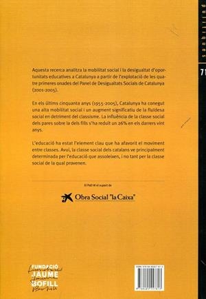 Educació i mobilitat social a Catalunya | 9788485557875 | Martínez Celorrrio, Xavier; Marín Saldo, Antoni | Llibres.cat | Llibreria online en català | La Impossible Llibreters Barcelona