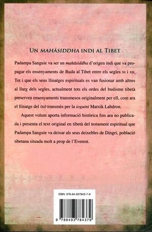 Un Mahasiddaha indi al Tibet | 9788493784379 | Sanguie, Padampa | Llibres.cat | Llibreria online en català | La Impossible Llibreters Barcelona