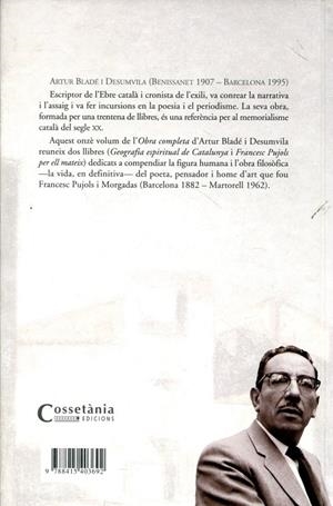 Cicle de les biografies III. Geografia espiritual de Catalunya. Francesc Pujols per ell mateix | 9788415403692 | Bladé i Desumvila, Artur | Llibres.cat | Llibreria online en català | La Impossible Llibreters Barcelona