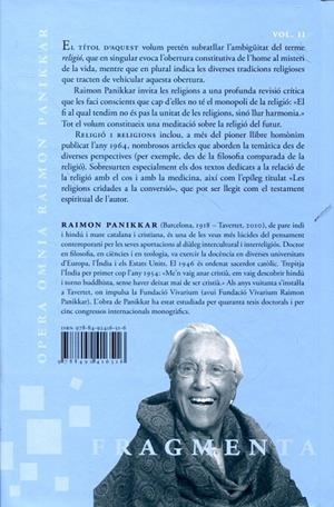 Religió i religions | 9788492416516 | Panikkar, Raimon | Llibres.cat | Llibreria online en català | La Impossible Llibreters Barcelona