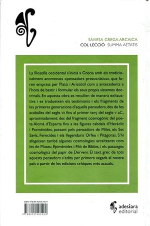 Saviesa grega arcaica | 9788492405404 | Pòrtulas, Jaume; Grau, Sergi  | Llibres.cat | Llibreria online en català | La Impossible Llibreters Barcelona