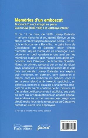 Memòries d'un emboscat | 9788499751559 | Ballester Castellet, Josep | Llibres.cat | Llibreria online en català | La Impossible Llibreters Barcelona