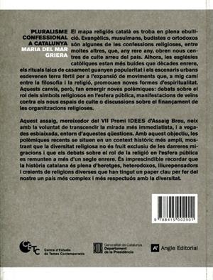 Pluralisme Confessional a Catalunya | 9788415002901 | Griera Llonch, Maria del Mar | Llibres.cat | Llibreria online en català | La Impossible Llibreters Barcelona