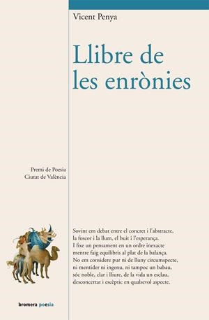 Llibre de les enrònies | 9788415390398 | Penya, Vicent | Llibres.cat | Llibreria online en català | La Impossible Llibreters Barcelona