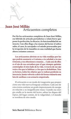 Articuentos completos | 9788432209420 | Millás, Juan José | Llibres.cat | Llibreria online en català | La Impossible Llibreters Barcelona