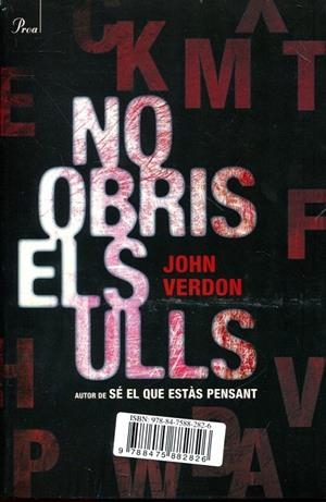 Pack Sé el que estàs pensant/No obris els ulls | 9788475882526 | Verdon, John | Llibres.cat | Llibreria online en català | La Impossible Llibreters Barcelona