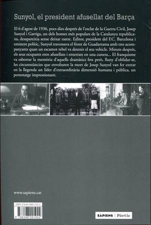 Sunyol, el president afusellat del Barça. Crònica política i humana d'un dirigent excepcional | 9788498091922 | Llorens, Carles | Llibres.cat | Llibreria online en català | La Impossible Llibreters Barcelona